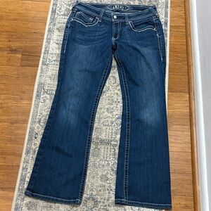 Ariat Women's Dark Blue Boot Cut Jeans - western - size medium